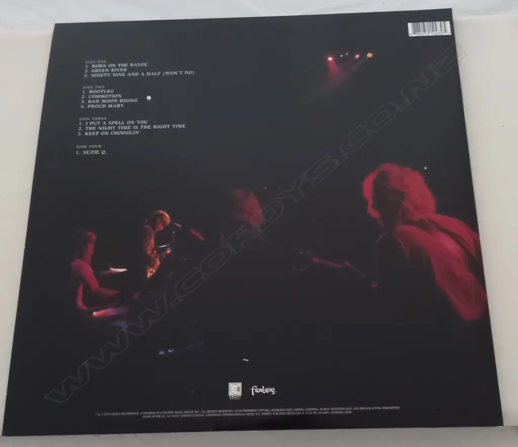 Creedence Clearwater Revival, Live At Woodstock, (Double Album) Image 1++